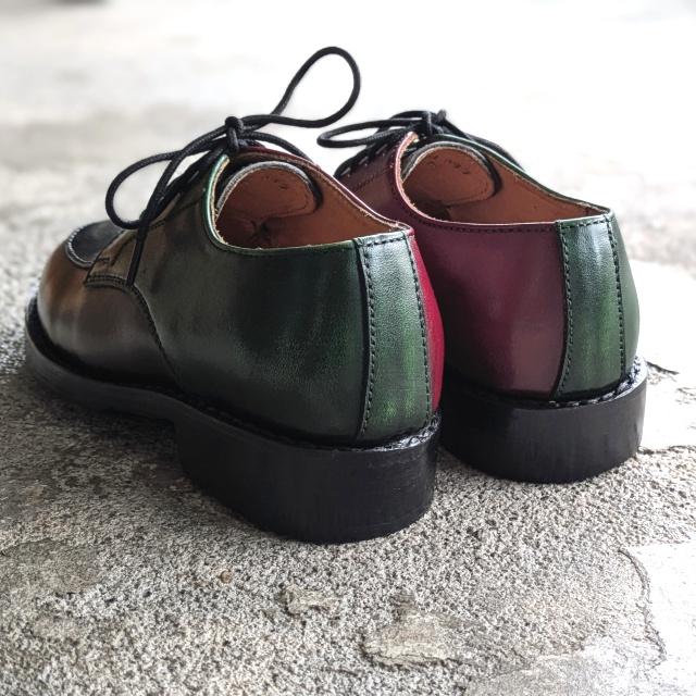 【Women's】Milton Keynes Vチップレザーシューズ V-tip Leather Shoes / Crazy pattern |  | 07