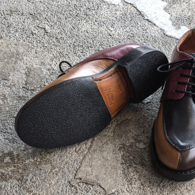 【Women's】Milton Keynes Vチップレザーシューズ V-tip Leather Shoes / Crazy pattern |  | 08