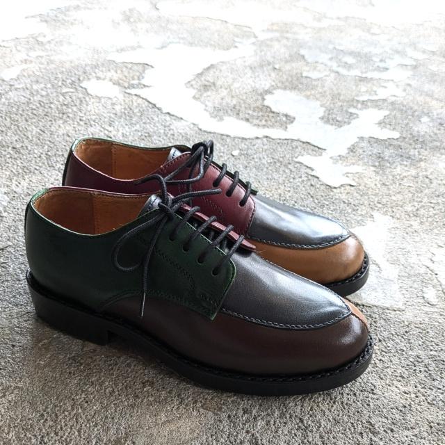 【Women's】Milton Keynes Vチップレザーシューズ V-tip Leather Shoes / Crazy pattern |  | 06