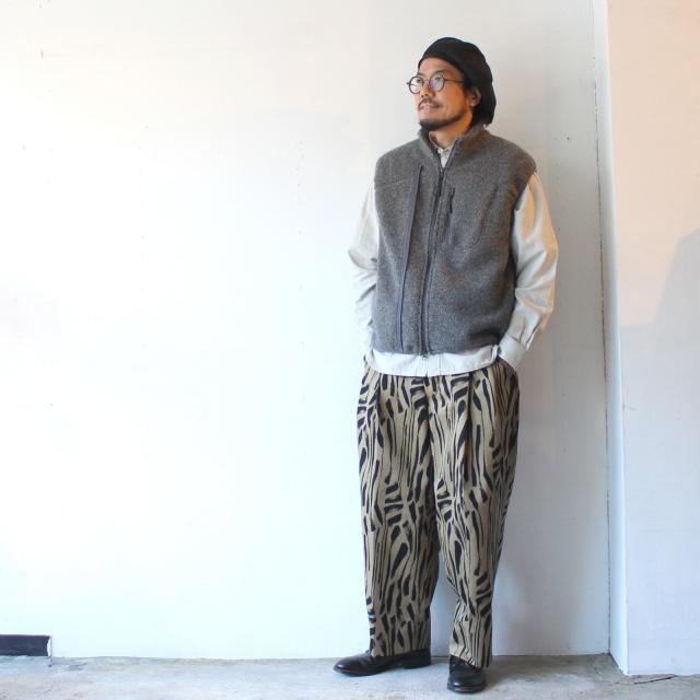 melple（メイプル） ウールパイルベスト Marced Wool Vest / MP4AW012 