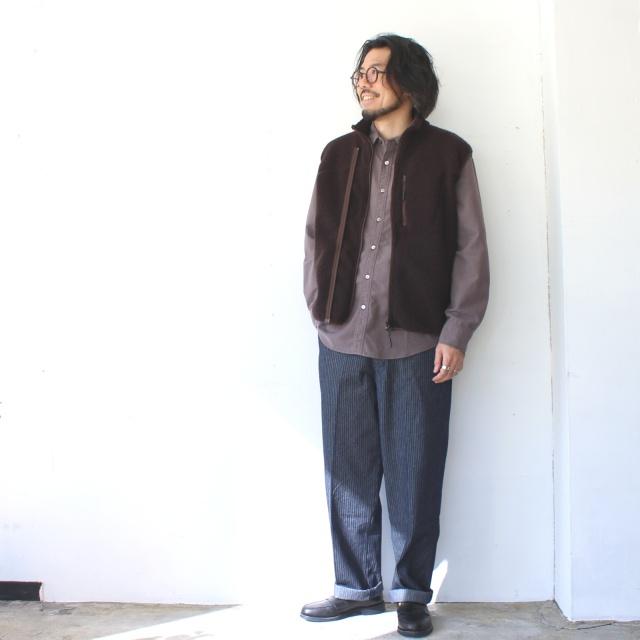 melple（メイプル） ウールパイルベスト Marced Wool Vest / MP4AW012 