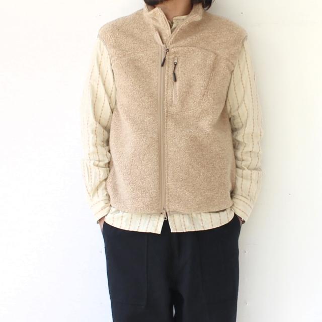 melple ウールパイルベスト Marced Wool Vest / MP4AW012 | melple | 14