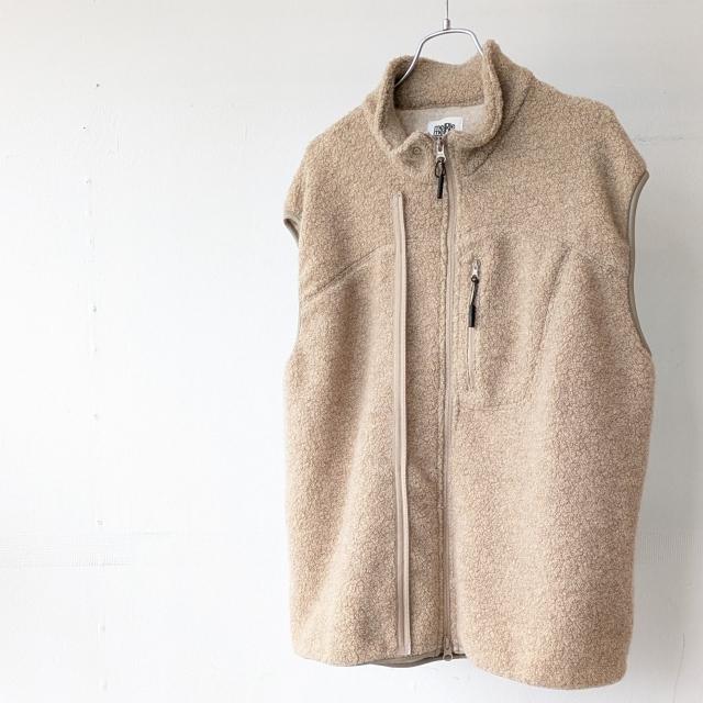melple ウールパイルベスト Marced Wool Vest / MP4AW012 | melple | 01