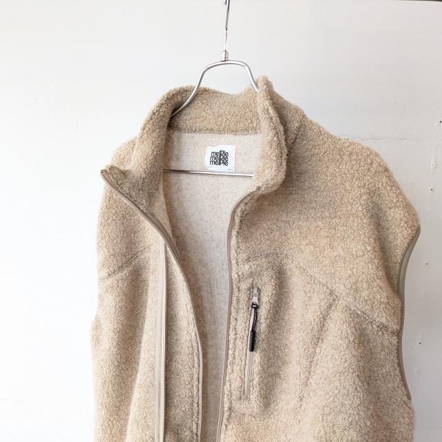 melple ウールパイルベスト Marced Wool Vest / MP4AW012 | melple | 03