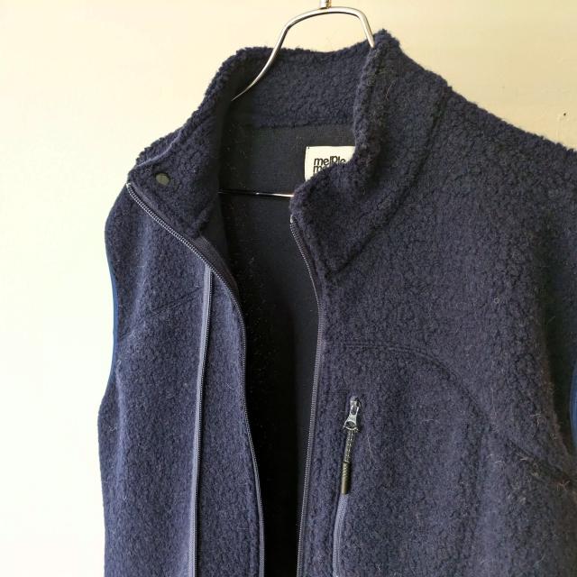 melple ウールパイルベスト Marced Wool Vest / MP4AW012 | melple | 07