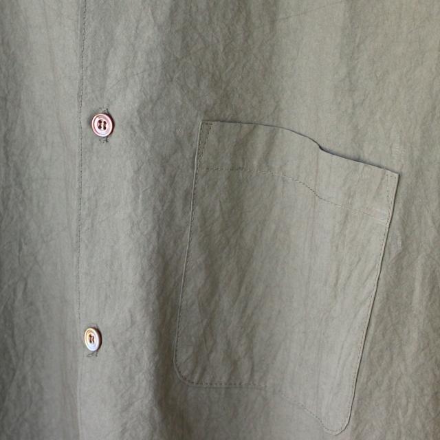 melple タイプライターシャツL/S Brentwood shirt　（Olive） | melple | 06