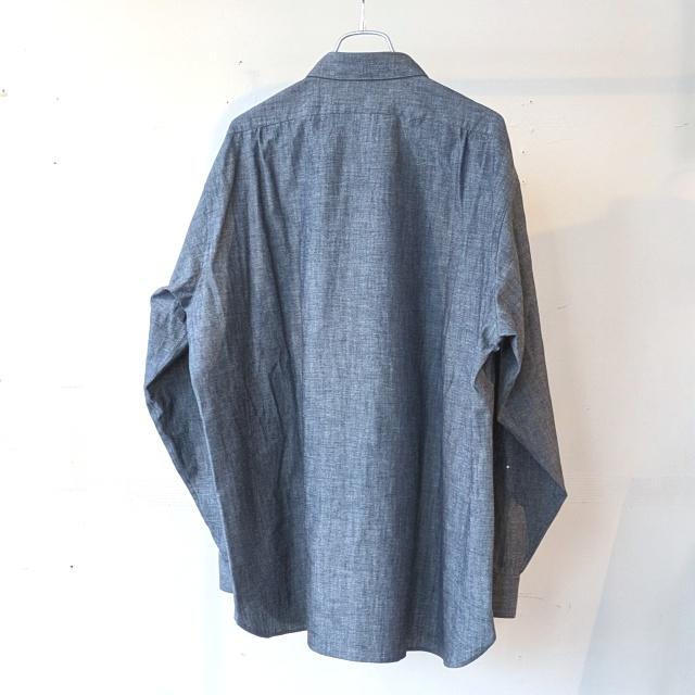 melple ペイントシャンブレーワークシャツ Logan Chambray Shirt　（Blue） | melple | 09