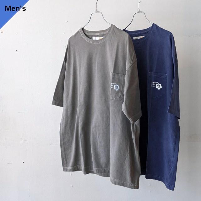 melple ピグメントヴィンテージポケットTee / Pasadena Pocket S/S （F.C.B） | melple