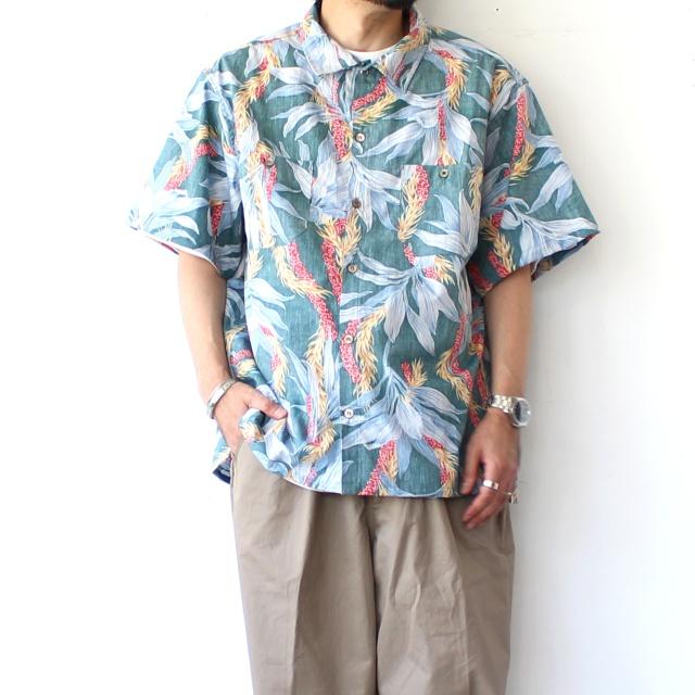 melple アロハシャツ Kaimana S/S Shirt　（Green） | melple | 10