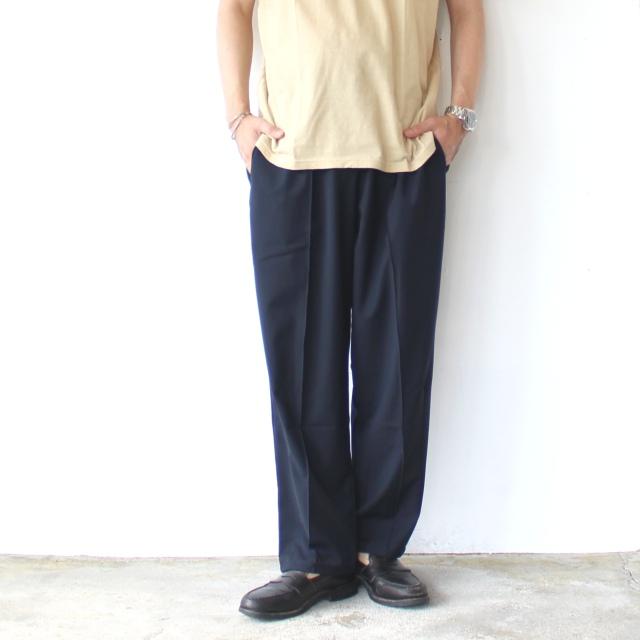melple サイドラインイージースラックス Venice pants - Hybrid Tropical　（Navy） | melple | 14