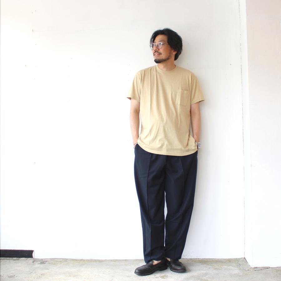 melple サイドラインイージースラックス Venice pants - Hybrid Tropical　（Navy） | melple | 19