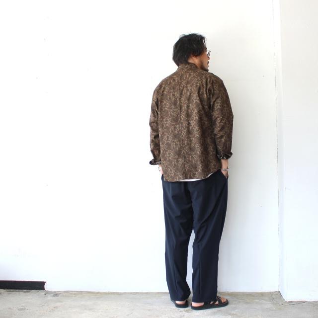 melple サイドラインイージースラックス Venice pants - Hybrid Tropical　（Navy） | melple | 03