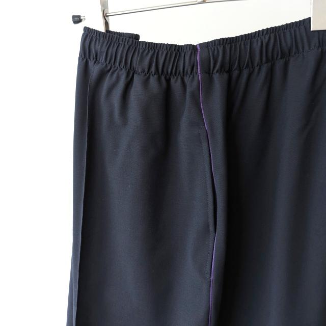 melple サイドラインイージースラックス Venice pants - Hybrid Tropical　（Navy） | melple | 09