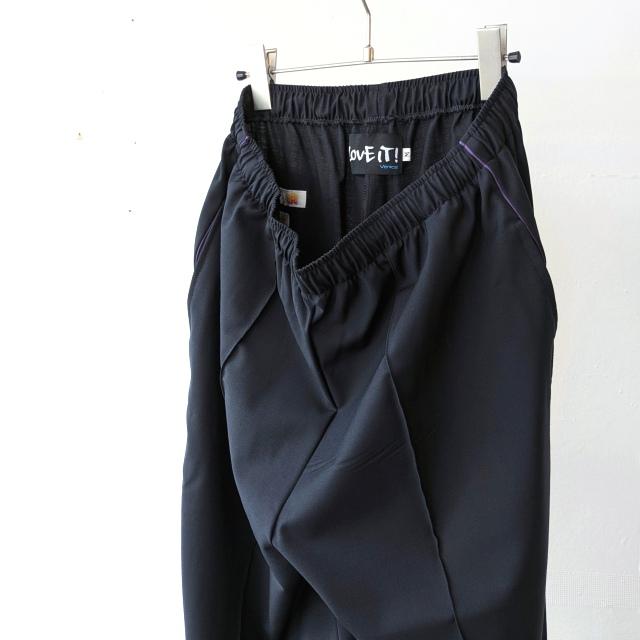 melple サイドラインイージースラックス Venice pants - Hybrid Tropical　（Navy） | melple | 08