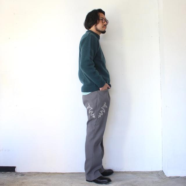 melple ウェスタン刺繍フレアパンツ Sebastian Western Pants / MP6SS007　（Gray） | melple | 02