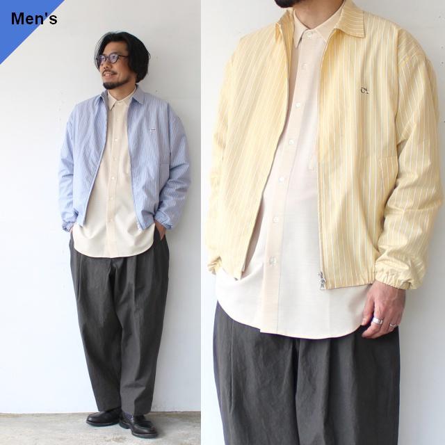 melple 綿麻ストライプドリズラージャケット Westwood Drizzler Jacket　MP6SS008 | melple