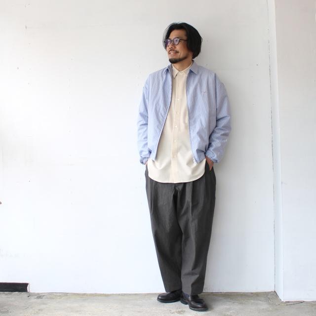 melple 綿麻ストライプドリズラージャケット Westwood Drizzler Jacket　MP6SS008 | melple | 11