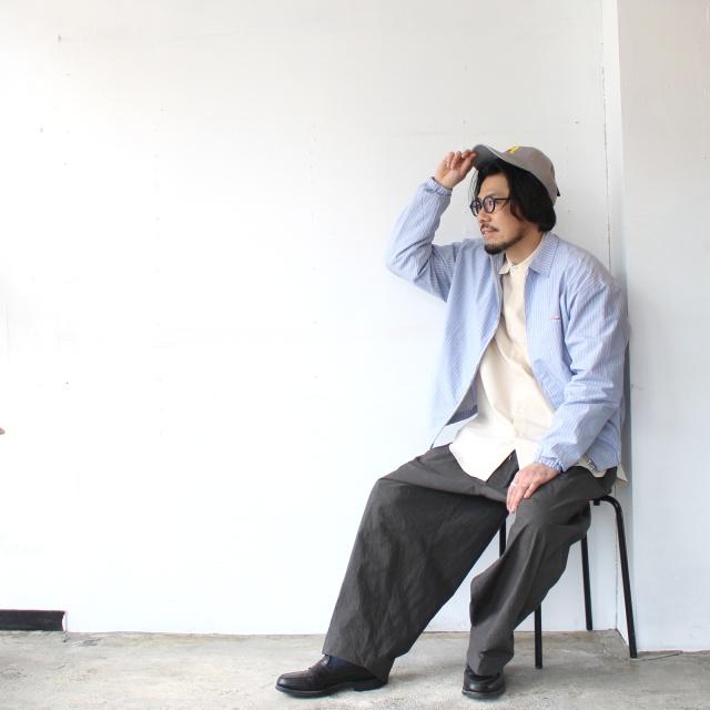 melple 綿麻ストライプドリズラージャケット Westwood Drizzler Jacket　MP6SS008 | melple | 12