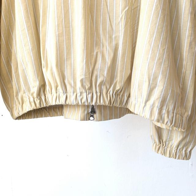 melple 綿麻ストライプドリズラージャケット Westwood Drizzler Jacket　MP6SS008 | melple | 15