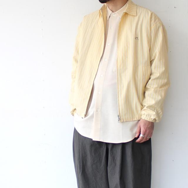 melple 綿麻ストライプドリズラージャケット Westwood Drizzler Jacket　MP6SS008 | melple | 01