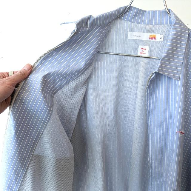 melple 綿麻ストライプドリズラージャケット Westwood Drizzler Jacket　MP6SS008 | melple | 20