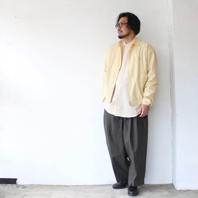 melple 綿麻ストライプドリズラージャケット Westwood Drizzler Jacket　MP6SS008 | melple | 02