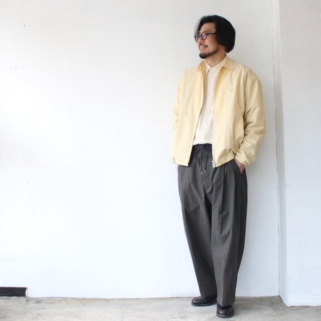 melple 綿麻ストライプドリズラージャケット Westwood Drizzler Jacket　MP6SS008 | melple | 05