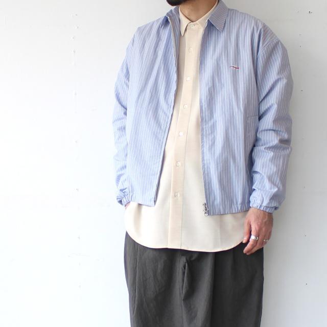 melple 綿麻ストライプドリズラージャケット Westwood Drizzler Jacket　MP6SS008 | melple | 06