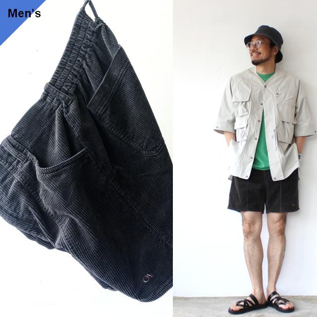 melple コーデュロイショーツ Carlsbad Shorts　（Black） | melple