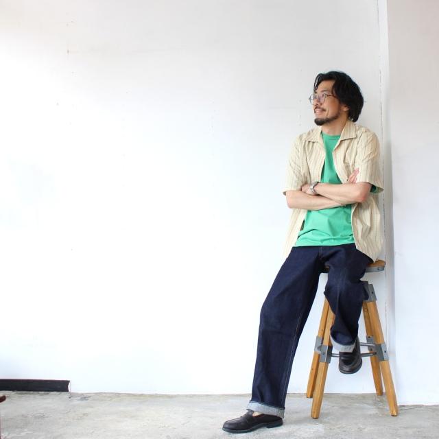 Orgueil 14oz本藍デニムワイドトラウザー / Tailor Jeans Wide Straight OR-102　（ONE WASH） | ORGUEIL | 16