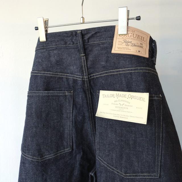 Orgueil 14oz本藍デニムテーパードトラウザー / Tailor Jeans Regular Tapered OR-103　（ONE WASH） | ORGUEIL | 04