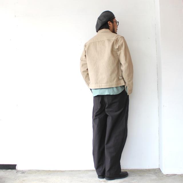 Orgueil カラーデニムワークジャケット Color denim work jacket / OR-4334　（Beige） | ORGUEIL | 12