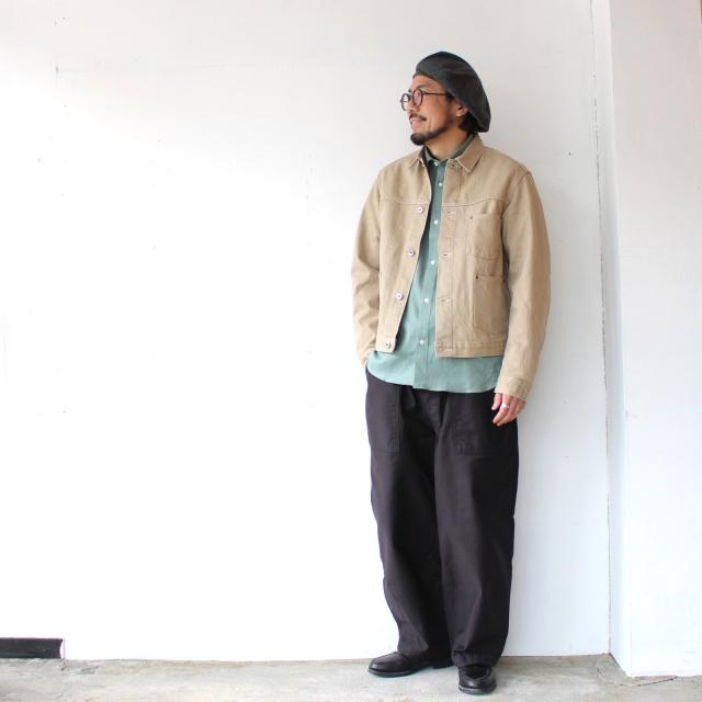 Orgueil カラーデニムワークジャケット Color denim work jacket / OR-4334　（Beige） | ORGUEIL | 17