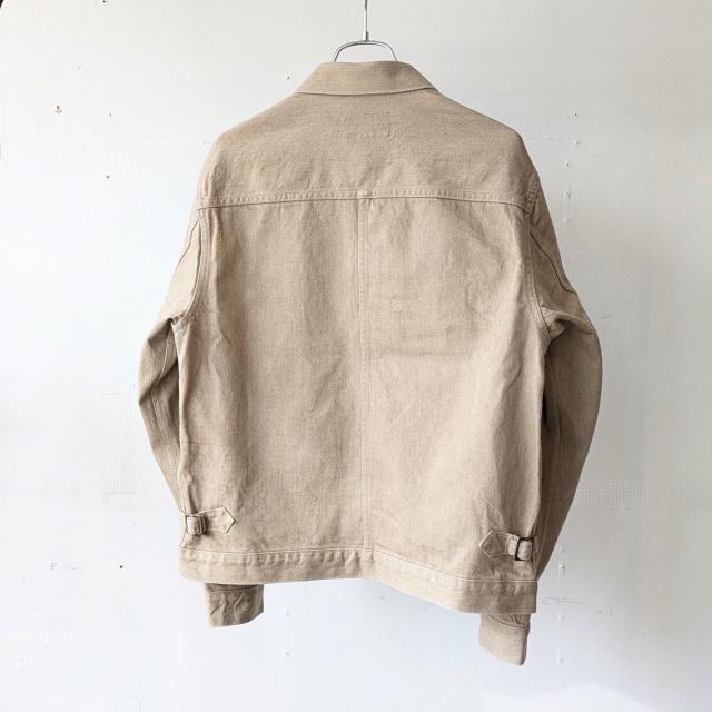 Orgueil カラーデニムワークジャケット Color denim work jacket / OR-4334　（Beige） | ORGUEIL | 01