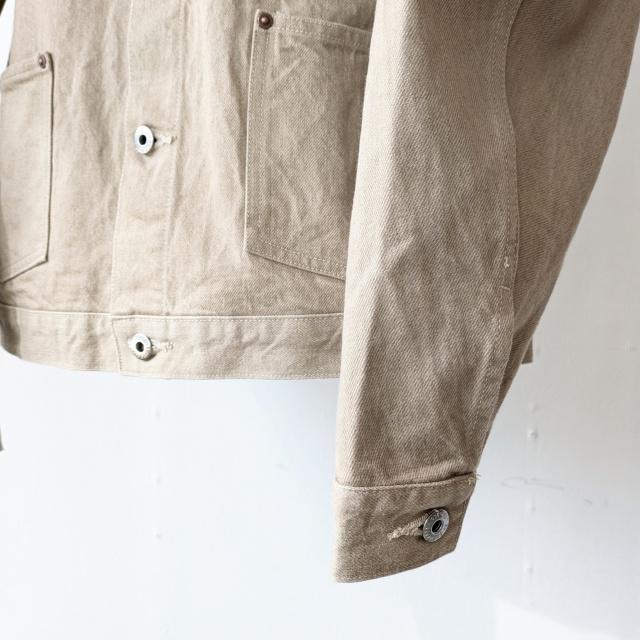 Orgueil カラーデニムワークジャケット Color denim work jacket / OR-4334　（Beige） | ORGUEIL | 04