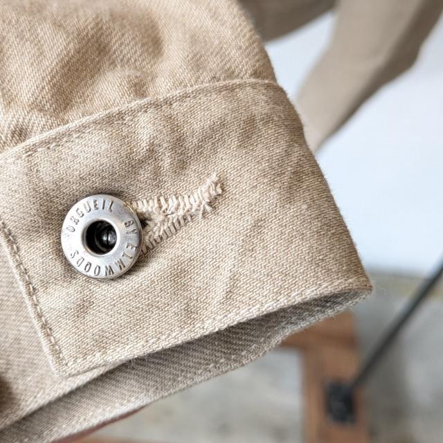 Orgueil カラーデニムワークジャケット Color denim work jacket / OR-4334　（Beige） | ORGUEIL | 05