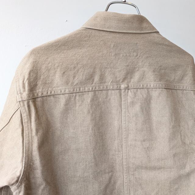 Orgueil カラーデニムワークジャケット Color denim work jacket / OR-4334　（Beige） | ORGUEIL | 08