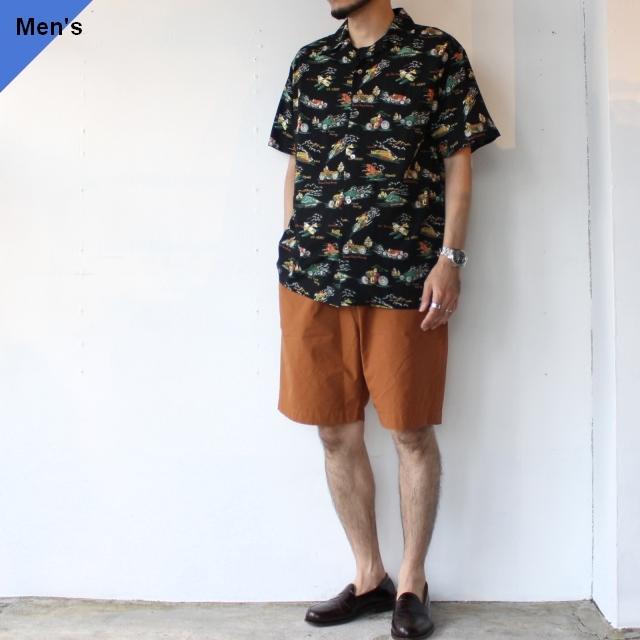 15%OFF】Orgueil オルゲイユ Aloha Shirt アロハシャツ BLACK :OR-5059
