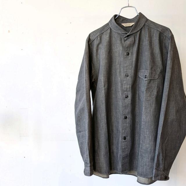 Orgueil 7ozデニムショールカラーシャツ 7oz Denim Shawl Collar Shirt / OR-5107　（Gray） | ORGUEIL | 01