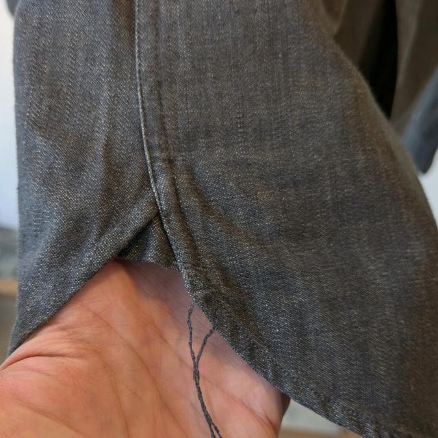 Orgueil 7ozデニムショールカラーシャツ 7oz Denim Shawl Collar Shirt / OR-5107　（Gray） | ORGUEIL | 07