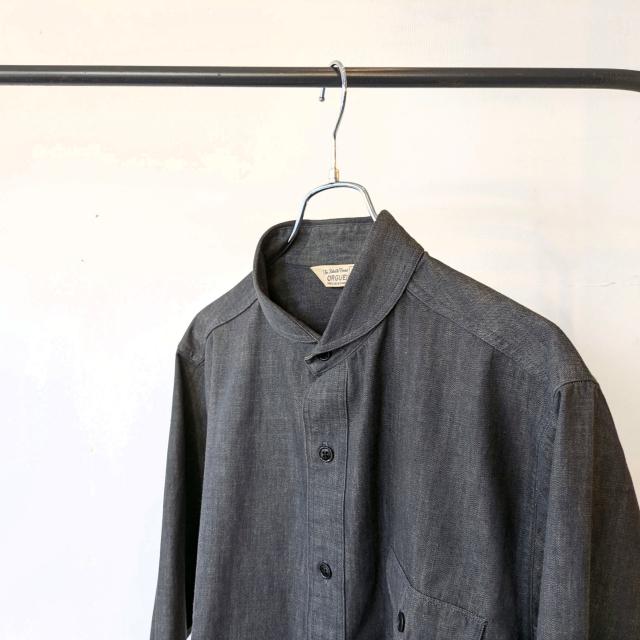 Orgueil 7ozデニムショールカラーシャツ 7oz Denim Shawl Collar Shirt / OR-5107　（Gray） | ORGUEIL | 02