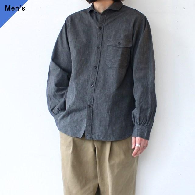 【15%OFF】Orgueil セルビッジブラックシャンブレーシャツ Black Chambray Shirt / OR-5112 | ORGUEIL