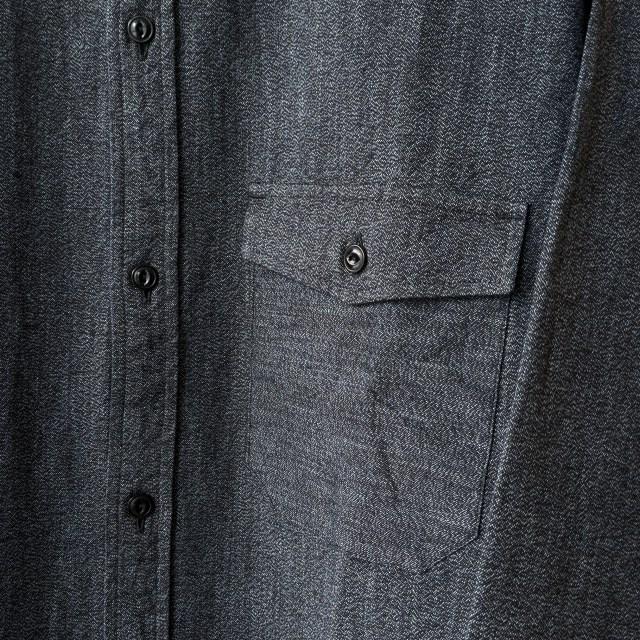 【15%OFF】Orgueil セルビッジブラックシャンブレーシャツ Black Chambray Shirt / OR-5112 | ORGUEIL | 13