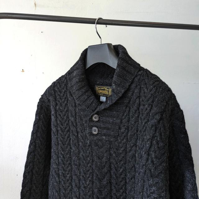 ORGUEIL（オルゲイユ） アランショールニット Aran Sweater / OR-9108
