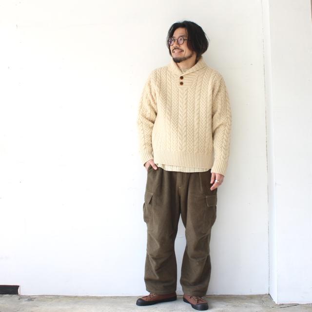 ORGUEIL アランニット ORGUEIL（オルゲイユ） アランニット セーター ウール100% Aran