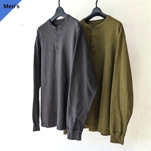 Orgueil ラフィー天竺ヘンリーネックロングスリーブTee　Henry-neck Long Sleeve Tee / OR-9115 | ORGUEIL