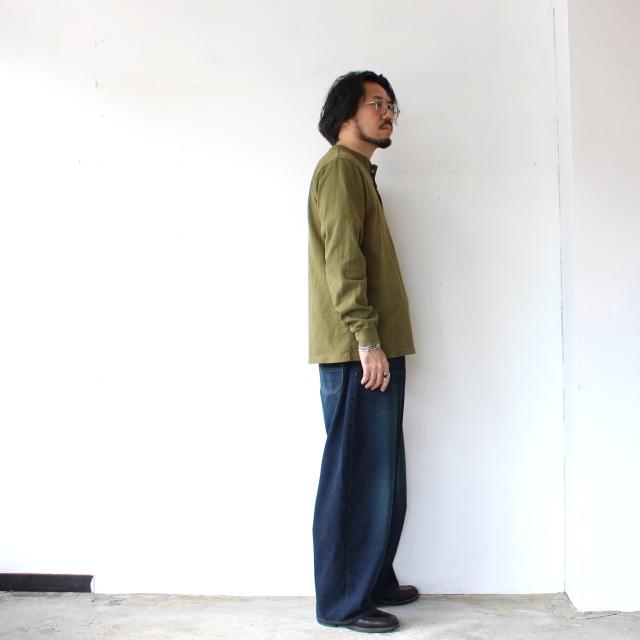 Orgueil ラフィー天竺ヘンリーネックロングスリーブTee　Henry-neck Long Sleeve Tee / OR-9115 | ORGUEIL | 10