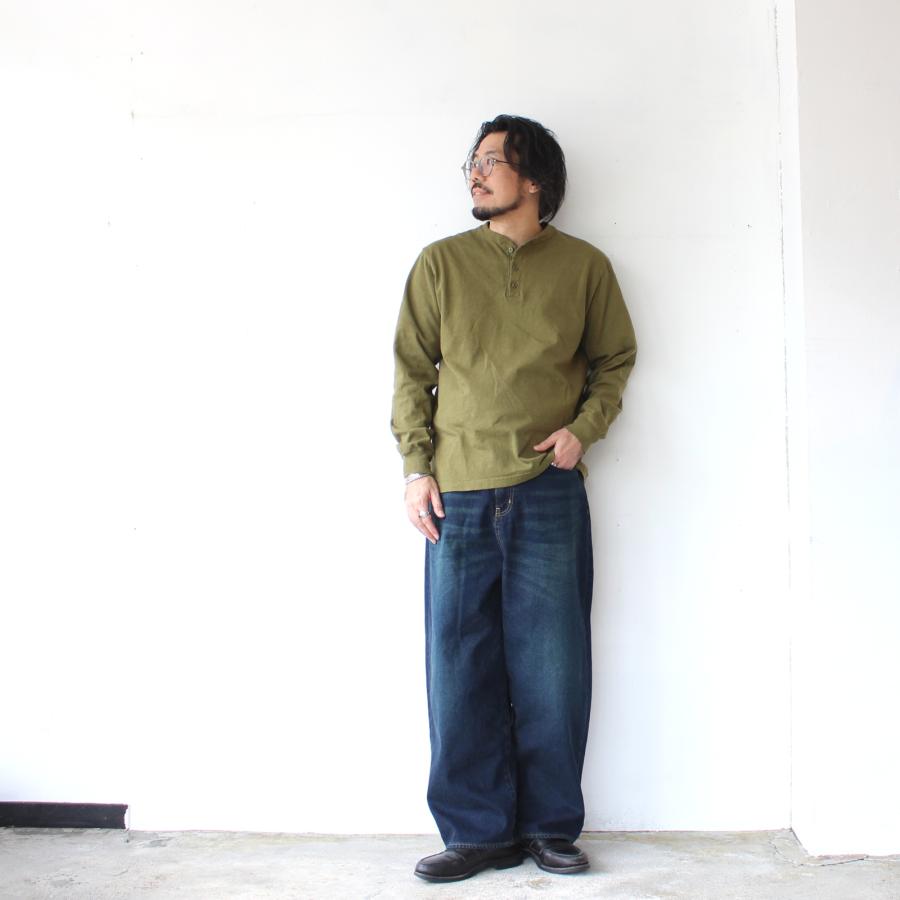Orgueil ラフィー天竺ヘンリーネックロングスリーブTee　Henry-neck Long Sleeve Tee / OR-9115 | ORGUEIL | 12
