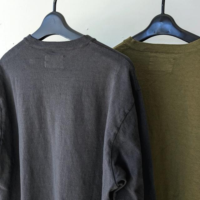Orgueil ラフィー天竺ヘンリーネックロングスリーブTee　Henry-neck Long Sleeve Tee / OR-9115 | ORGUEIL | 01