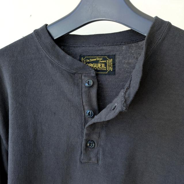 Orgueil ラフィー天竺ヘンリーネックロングスリーブTee　Henry-neck Long Sleeve Tee / OR-9115 | ORGUEIL | 07